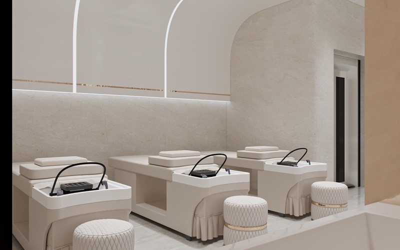 Thiết Kế Spa Hiện Đại Luxury 180m2: Tuyệt Tác Éternel Spa