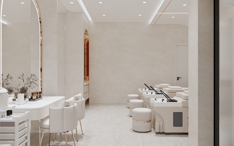 Thiết Kế Spa Hiện Đại Luxury 180m2: Tuyệt Tác Éternel Spa