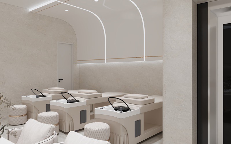Thiết Kế Spa Hiện Đại Luxury 180m2: Tuyệt Tác Éternel Spa
