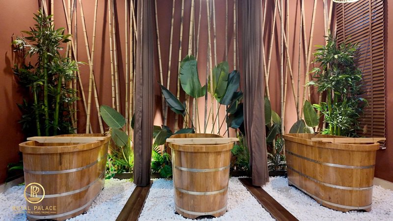 Thi công Spa Tâm An 200m2 phong cách Indochine