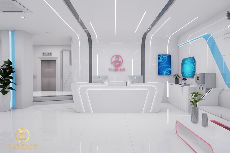 Thiết kế thẩm mỹ viện Thiên Hà 610m2