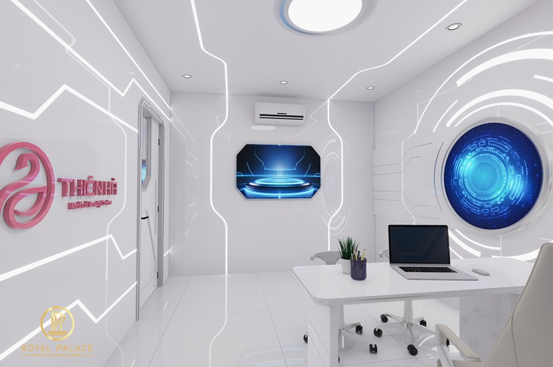 Thiết kế thẩm mỹ viện Thiên Hà 610m2
