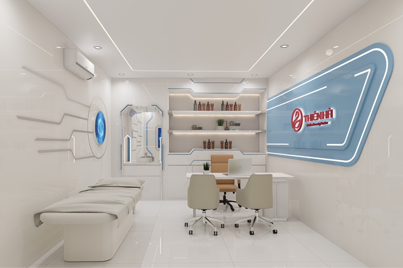 Thiết kế thẩm mỹ viện Thiên Hà 610m2