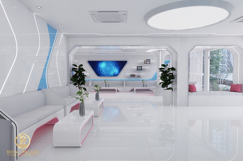 Thiết kế thẩm mỹ viện Thiên Hà 610m2