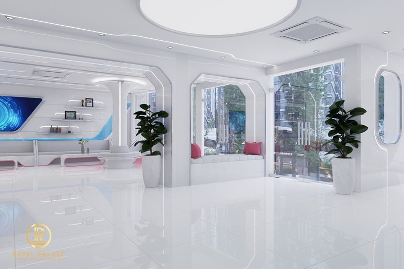 Thiết kế thẩm mỹ viện Thiên Hà 610m2