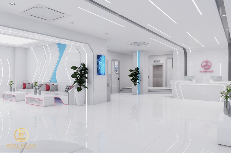 Thiết kế thẩm mỹ viện Thiên Hà 610m2