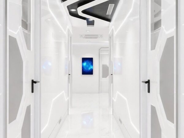 Lối đi của phòng khám thẩm mỹ viện Velora