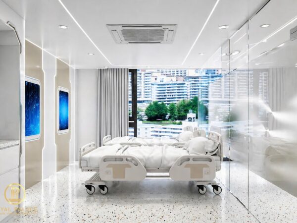 Phòng chăm sóc sau phẫu thuật của phòng khám thẩm mỹ Velora