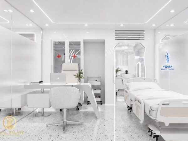Thiết kế nội thất phòng khám da liễu Velora
