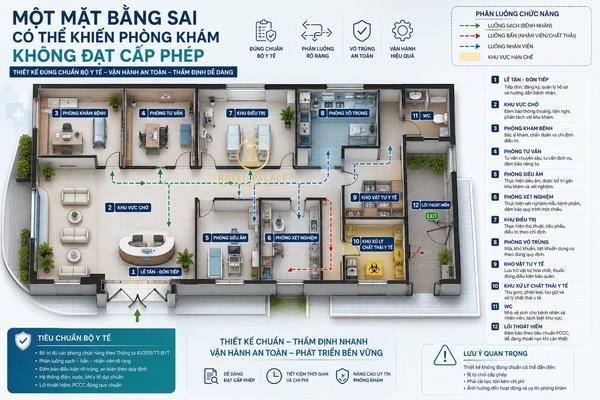 Lý do phòng khám không được cấp phép