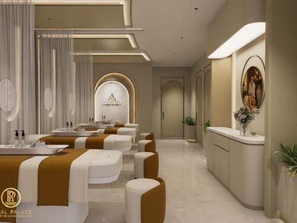 Thiết kế spa Anh Hapy khu vực chăm sóc