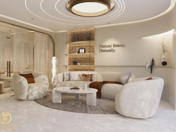 Thiết kế spa Anh Hapy khu vực chờ 2