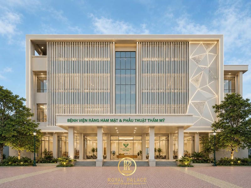 Thiết kế bệnh viện răng hàm mặt mẫu 3