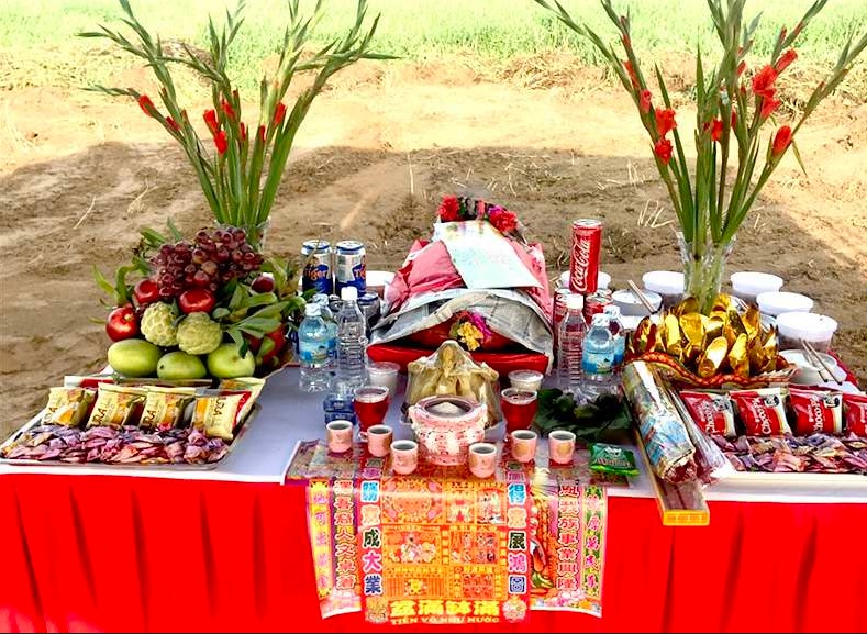 Mâm lễ tạ đất gồm những gì