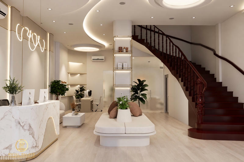 Thiết kế phòng khám da liễu 235 m2 tại Tây Hồ, Hà Nội